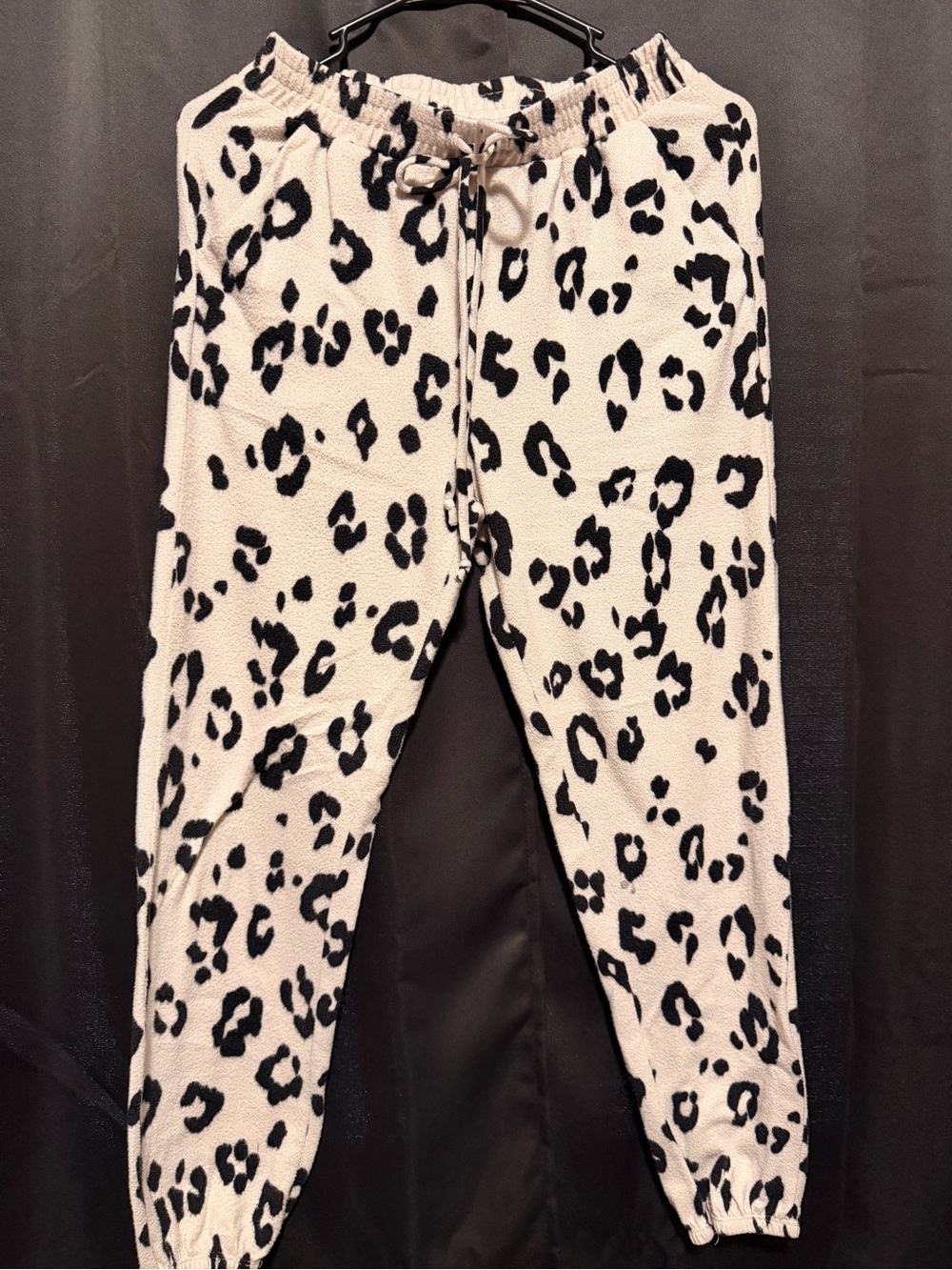 Lush Beige Leopard Print Pajama Pants